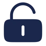 Lock Keyhole Minimalistic Unlocked SVG Icon